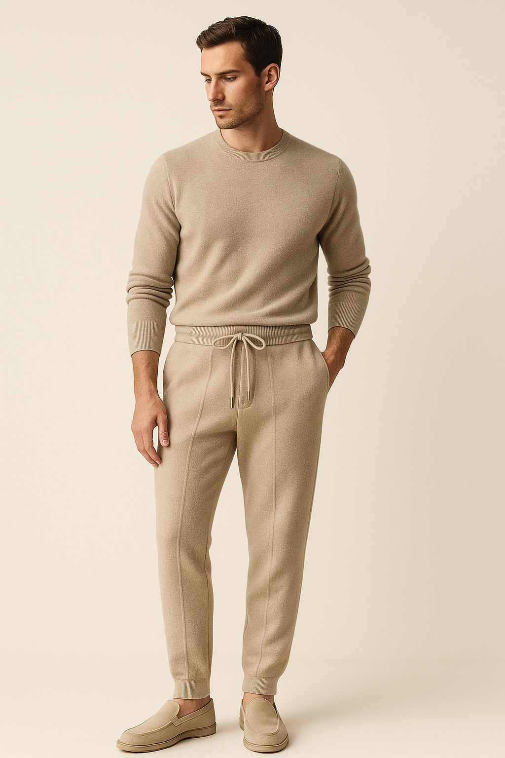Prestige Lounge Trousers Beige