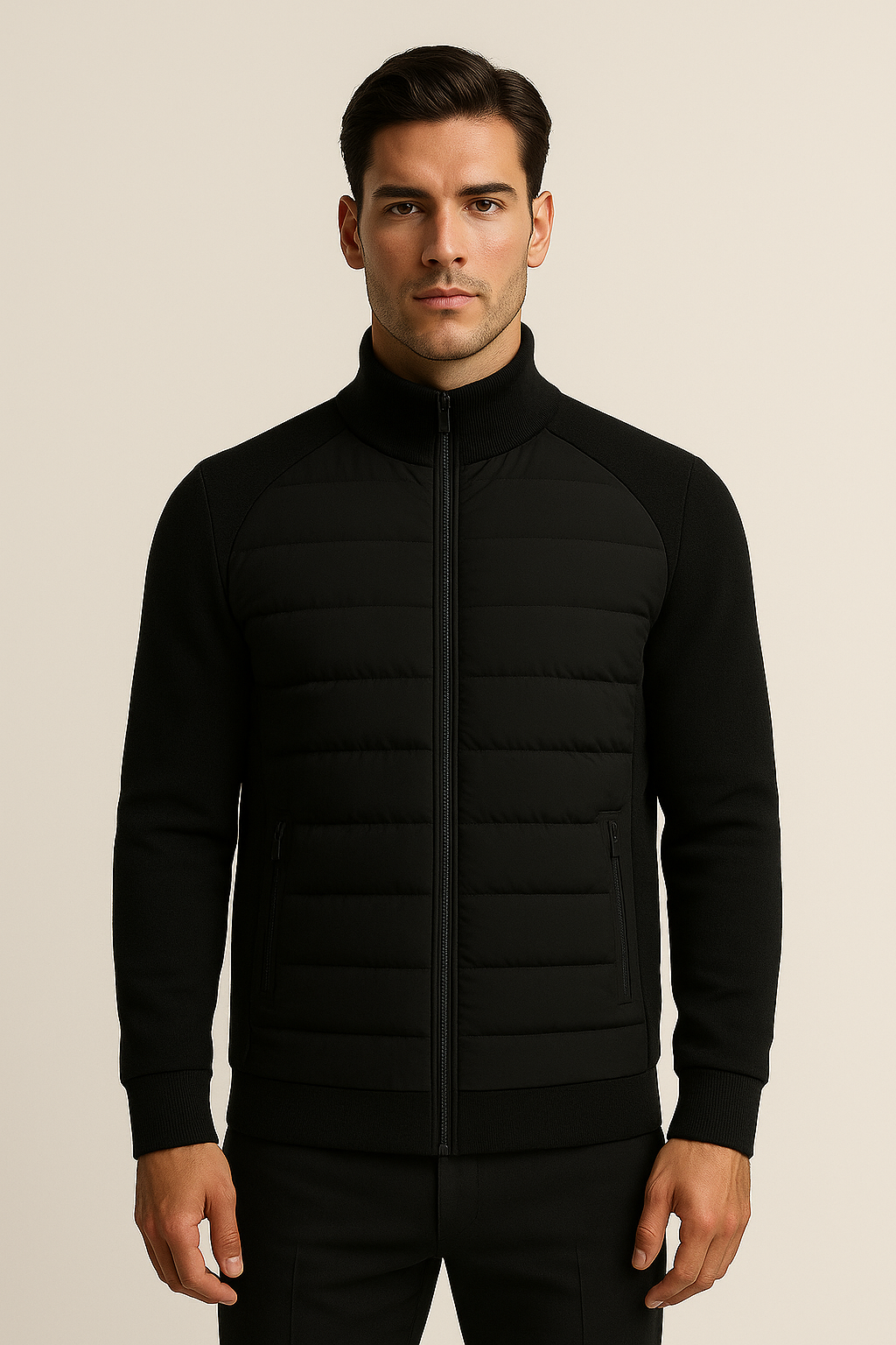 Contour Padded Jacket Black