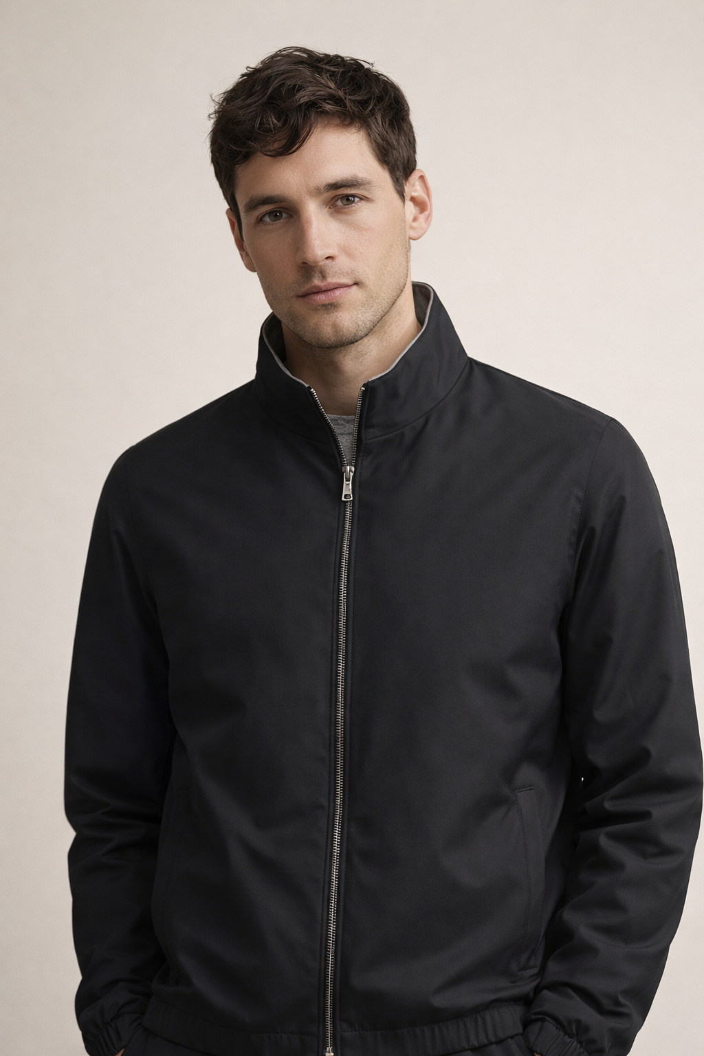 Deon Layered Jacket Black