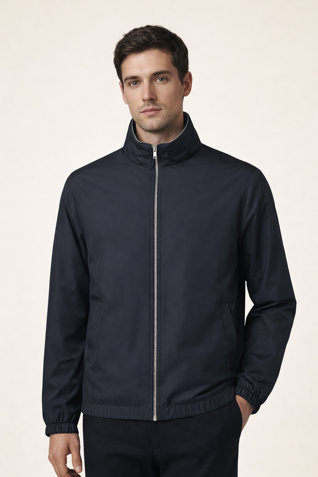Deon Layered Jacket Navy