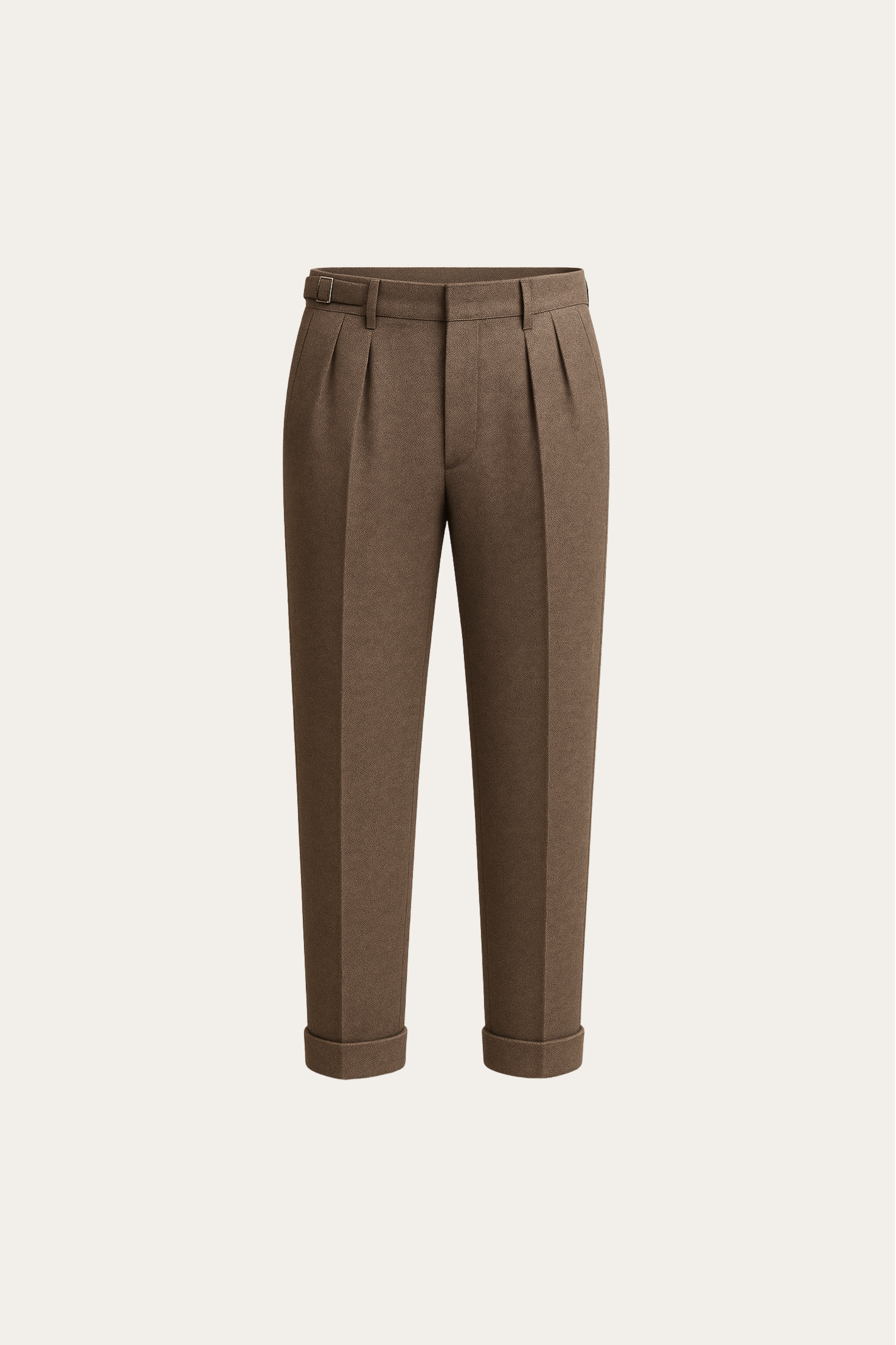 Legacy Pleated Trousers Khaki