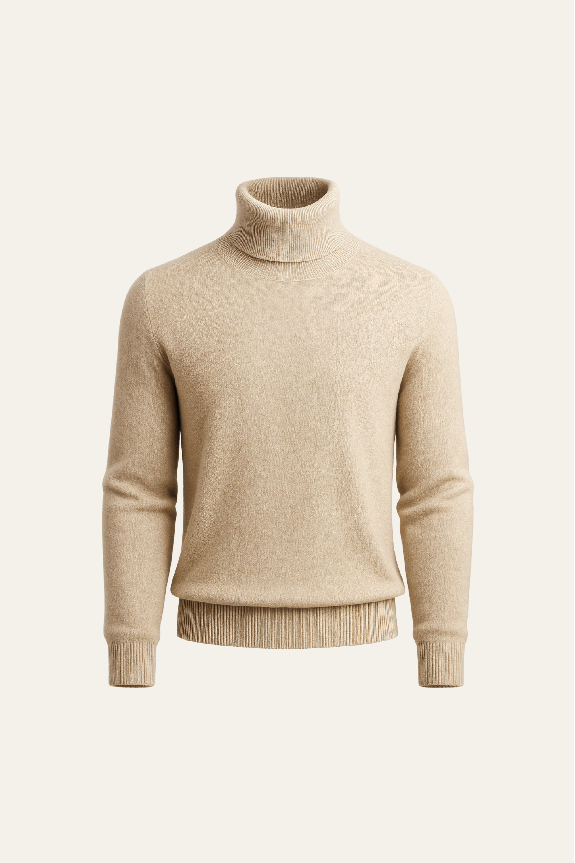 Sovereign Turtleneck Knit Beige